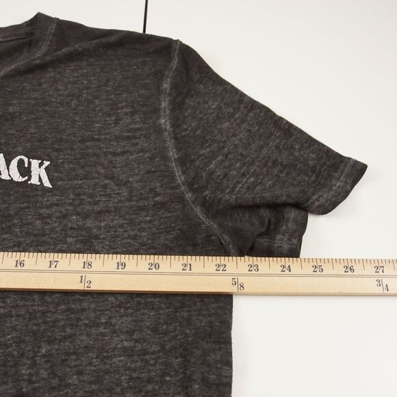 Lucky Brand x ACDC Back in Black Bells World Tour Black Short Sleeve Shirt Sz XL - Picture 3 of 10